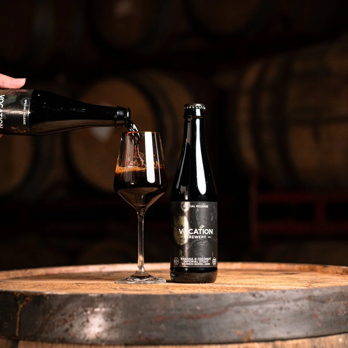 Banana & Coconut Imperial Stout | Bourbon Barrel Aged 10.2% 330ml Bottle - Image 2