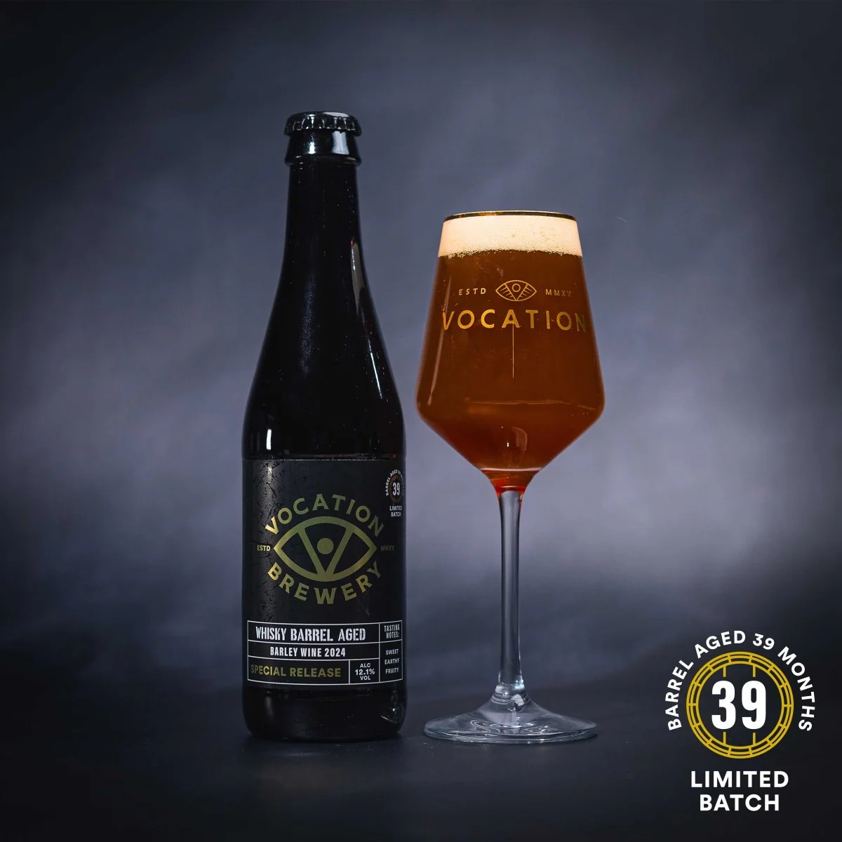 Barley Wine 2024 | 12.1% Islay Scotch Whisky Barrel Aged Beer | 330ml bottle