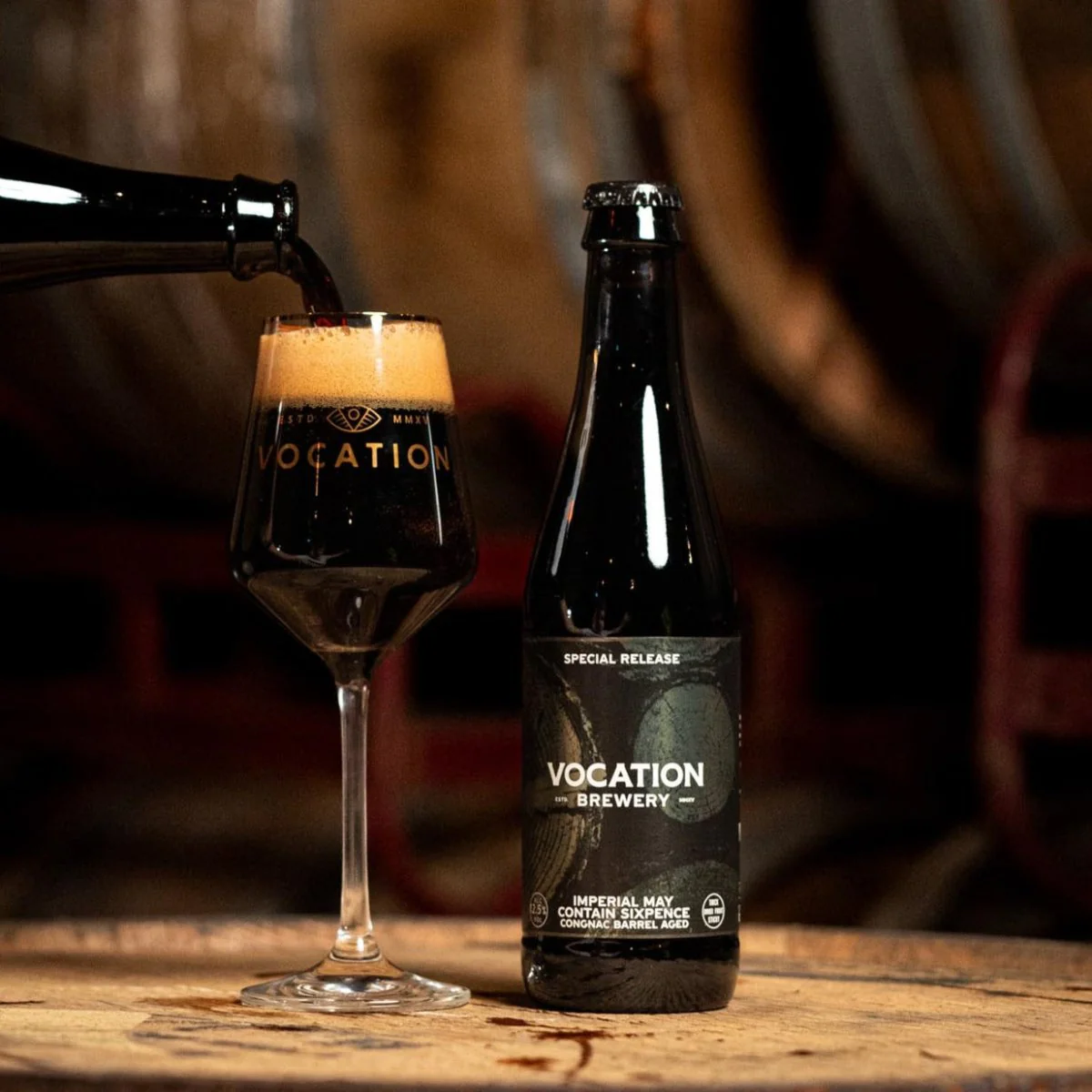 Imperial May Contain Sixpence | 12.5% Cognac Barrel Aged Imperial Stout | 330ml Bottle - Image 2
