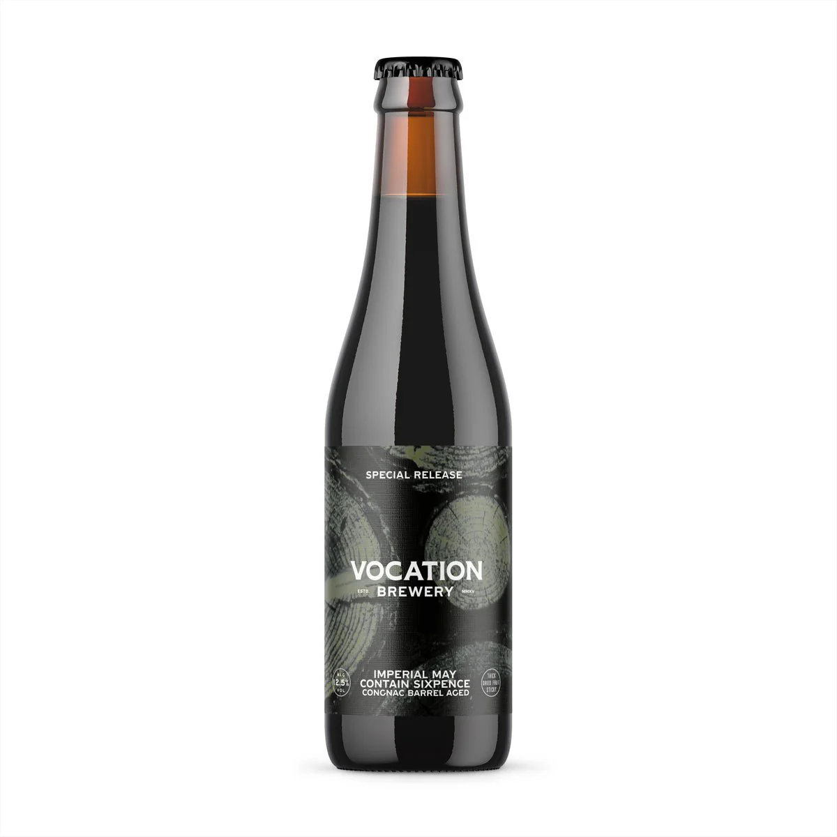 Imperial May Contain Sixpence | 12.5% Cognac Barrel Aged Imperial Stout | 330ml Bottle - Image 3