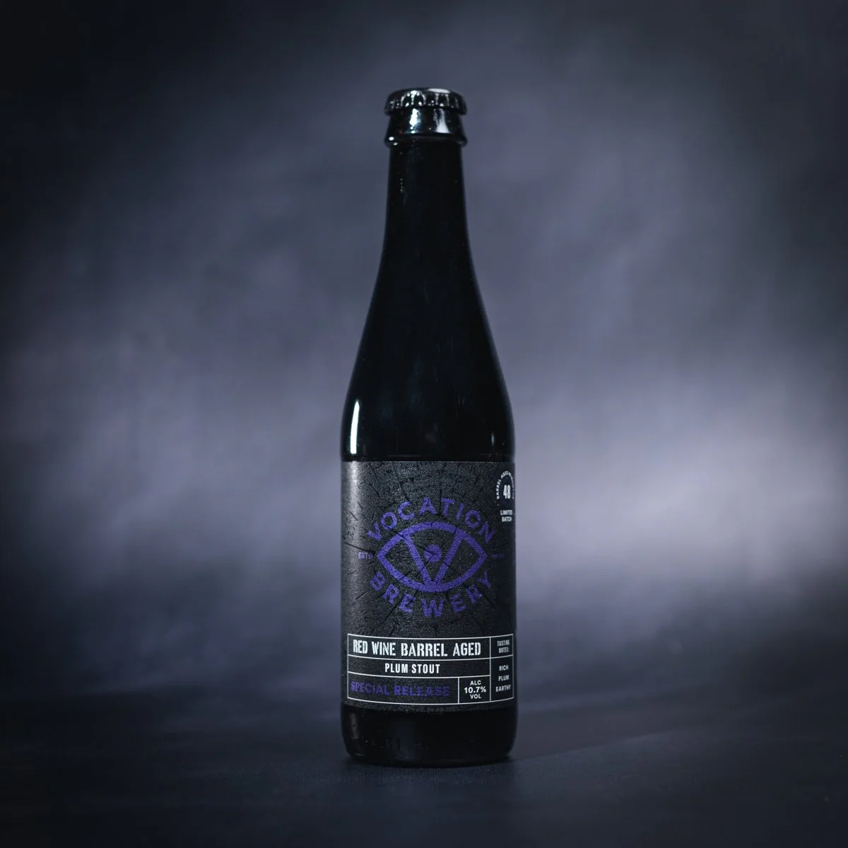 Imperial Plum Stout | 10.7% Red Wine Barrel Aged Beer | 330ml bottle - Image 5